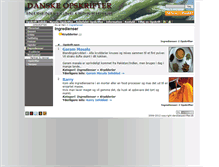 Tablet Screenshot of ingredienser.danskeopskrifter.dk