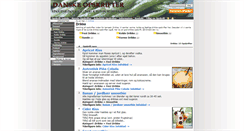 Desktop Screenshot of drikke.danskeopskrifter.dk
