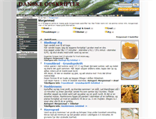 Tablet Screenshot of morgenmad.danskeopskrifter.dk