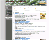 Tablet Screenshot of frokost.danskeopskrifter.dk